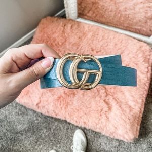 CG Crocodile Blue Belt